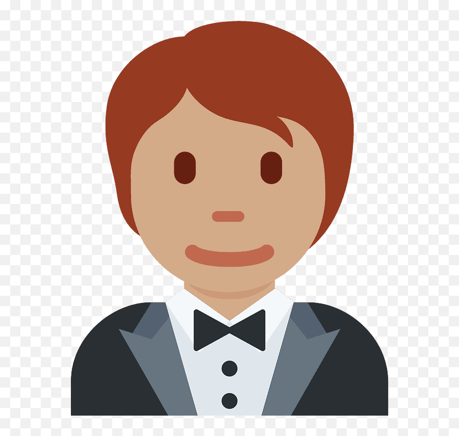 Person In Tuxedo Emoji Clipart Free Download Transparent - Dibujo De Una Persona Sorda Png,Tuxedo Png