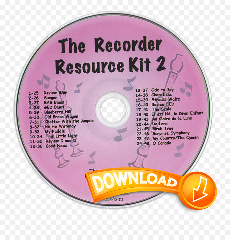 The Recorder Resource Kit Volume 2 - Cd Download Recorder Resource Kit 1 2 Png,Cd Cover Png