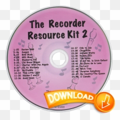 The Recorder Resource Kit Volume 2 - Cd Download Recorder Resource Kit 1 2 Png,Cd Cover Png