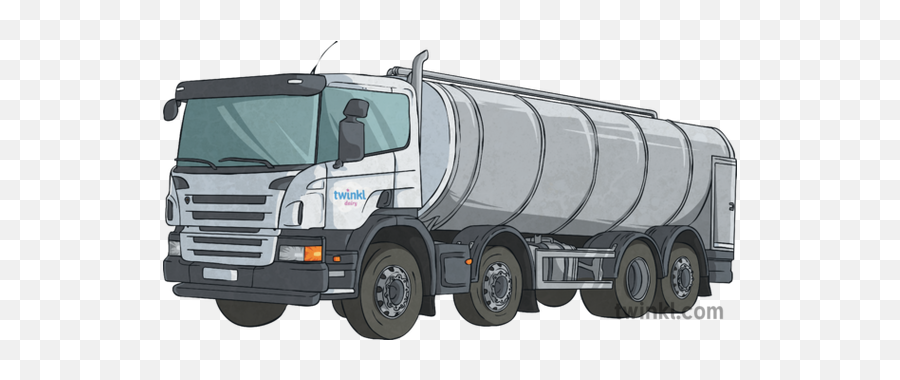 Milk Tanker Truck Vehicle Delivery Transport From Farm To - Commercial Vehicle Png,Delivery Truck Png