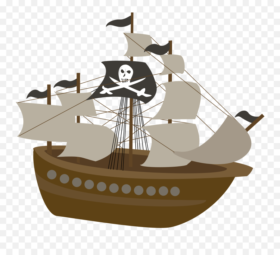 Ship Cartoon Png 3 Image - Pirate Ship Drawing For Kids,Ship Transparent -  free transparent png images 