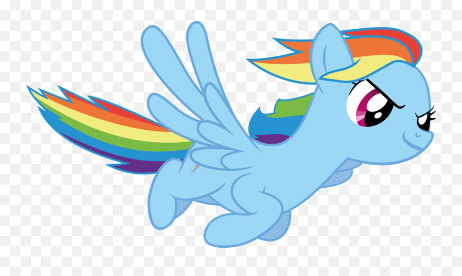 Rainbow Dash Flying Transparent Image - Rainbow Dash Flying Png,Rainbow Dash Png