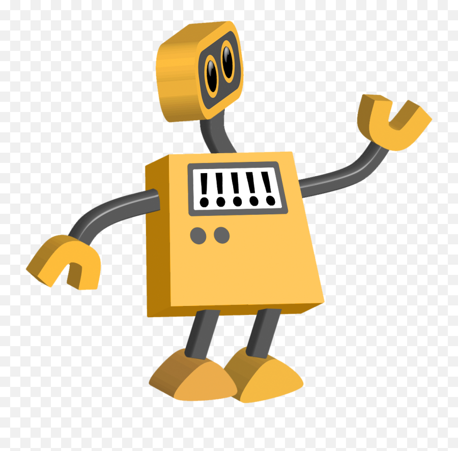 Robot 17 Exclamation Point Bot Tim - Robot Clipart Transparent Png,Exclamation Point Transparent