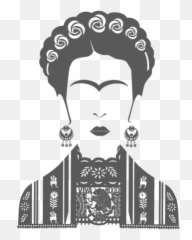 Frida Papel Picado By Ink - Illustration Png,Papel Picado Png
