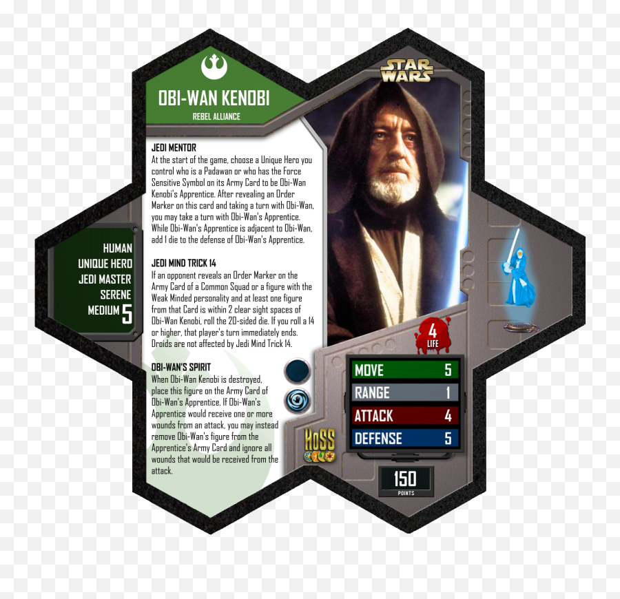 The Holocron Of Obi - Wan Kenobi Heroscapers Star Wars Heroscape Cards Png,Obi Wan Png