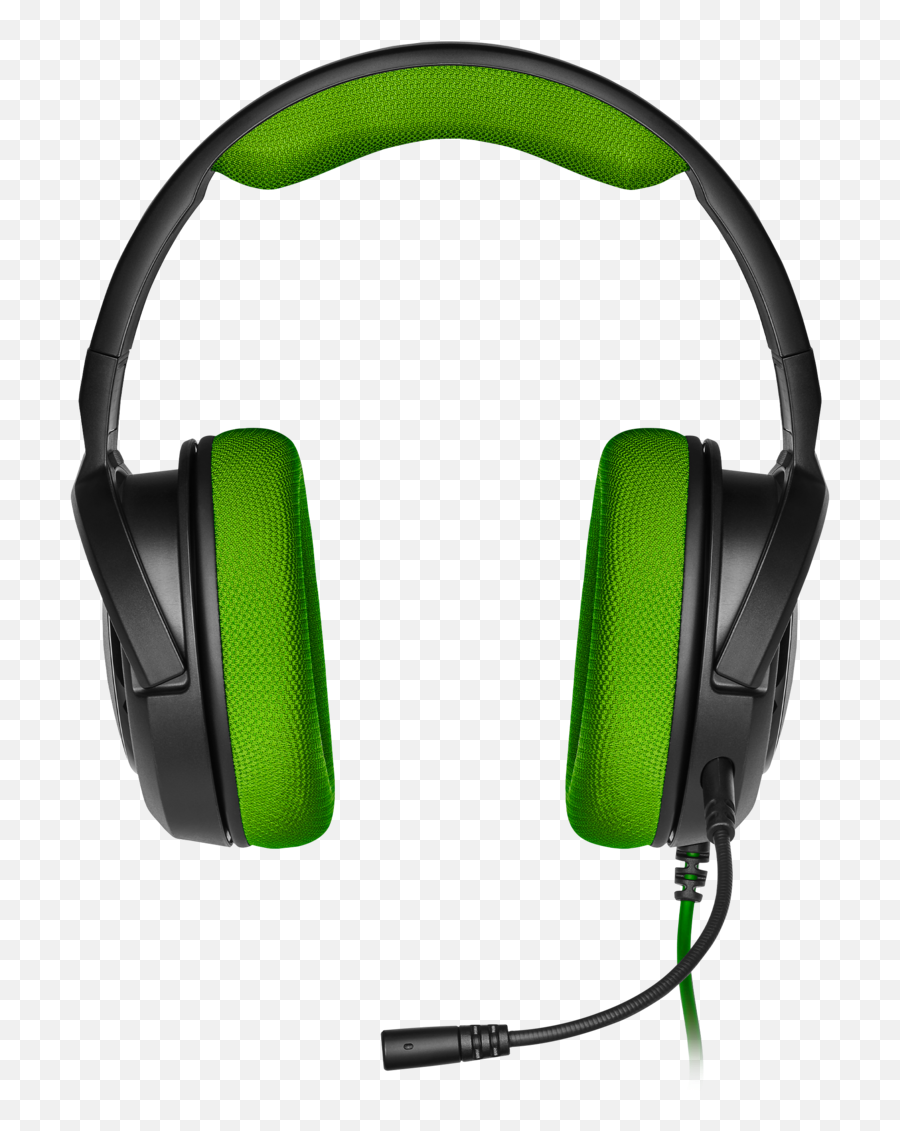 Corsair Launches Hs35 Stereo Gaming Headset - Industry News Corsair Hs35 Stereo Gaming Headset Green Png,Gaming Headset Png