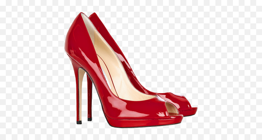 Red Female Heels Png Clipart - Red Jimmy Choo Shoes,Heel Png