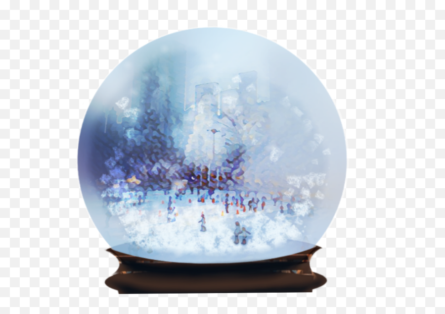Snowglobe Png - Winter Sticker Sphere 1443634 Vippng Art,Snowglobe Png