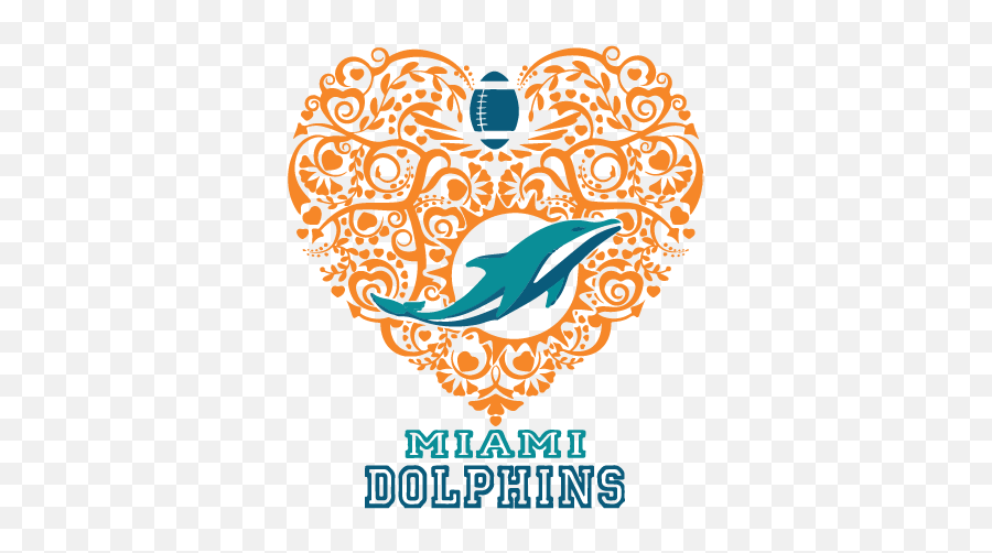 Dolphins Football Svg Digital Cut Files - Girly Dallas Cowboys Svg Png,Miami Dolphins Logo Png