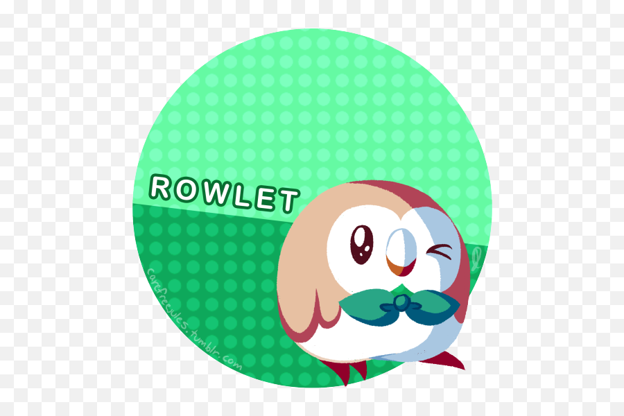 Pokemon Sun And Moon Rowlet Transparent - Dot Png,Rowlet Png