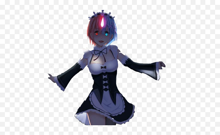 Download Re Zero Ram Kawaii Png Image With No Background - Ram Re Zero Transparent Background,Rem Re Zero Png