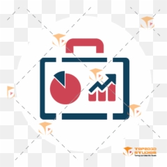 Economy Briefcase Icon - Circle Full Size PNG Download Vertical