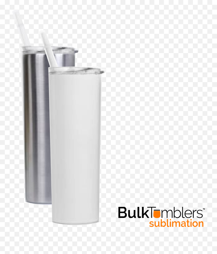 20 Oz Sublimation Straight - Up Skinny Stainless Steel Cylinder Png,Tumbler Png
