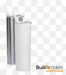 20 Oz Sublimation Straight - Up Skinny Stainless Steel Cylinder Png,Tumbler Png