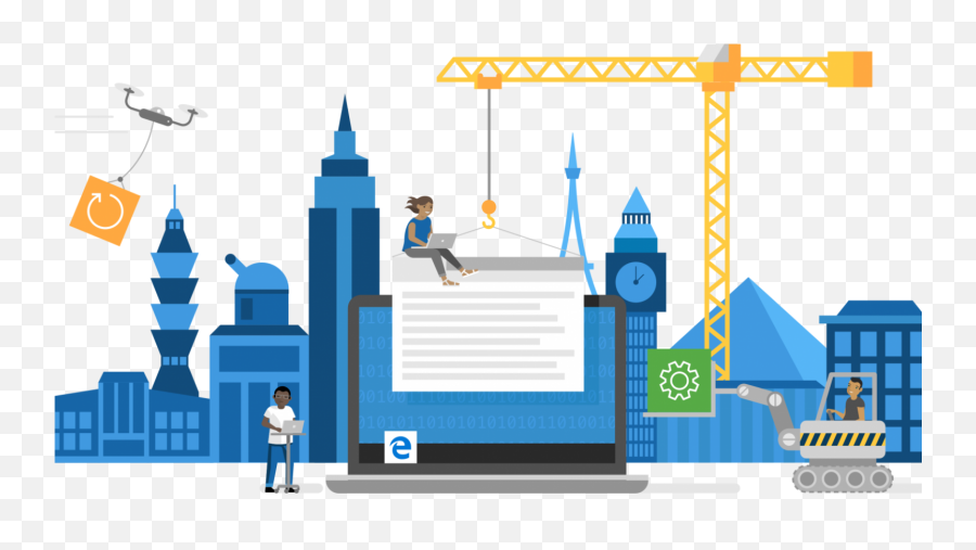 Microsoft Edge Browser Chromium Updates Announced - Microsoft Edge On Windows 7 Png,Under Construction Transparent