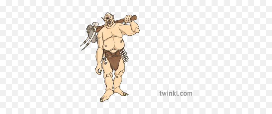 Cyclops 1 Illustration - Twinkl Supernatural Creature Png,Cyclops Png