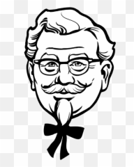 A Pen - Colonel Sanders Face Png,Colonel Sanders Png