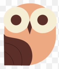 Big Eyes Owl Flat - Transparent PNG u0026 SVG vector file Olhos De Coruja Png