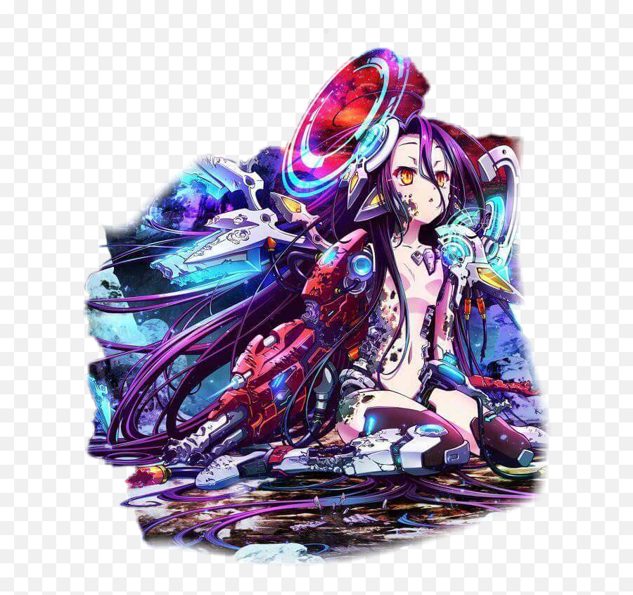 Shiro No Anime Game Sticker By Valezkitabebe - No Game No Life Zero Anime Poster Png,No Game No Life Logo