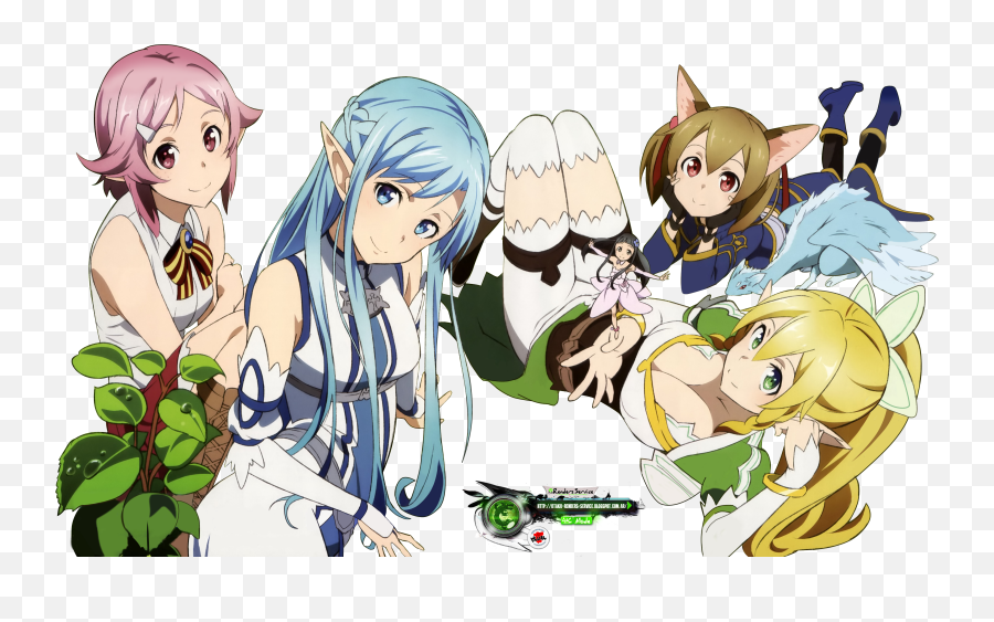 Alo Girls Hd Png - Sword Art Online Aniplex,Cute Anime Png