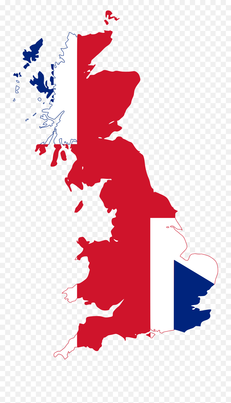 Download Open - Scotland England Wales Map Png Image With No Guildford On England Map,British Flag Icon