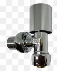 Kas 12 Chrome Corner Radiator Valve - Pex Towel Warmer Plumbing Fitting png