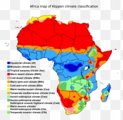 Sub - Climate Map Of Africa png