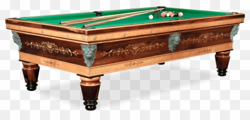 Vintage Pool Table Transparent Png - Classic