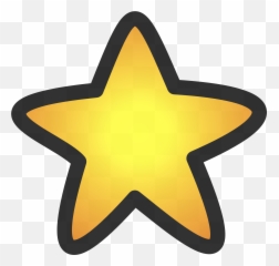 Clipart Stars Gold Transparent - Png