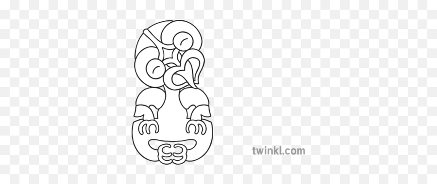 Hei Tiki Black And White Illustration - Twinkl Boy Cartoon Blowing Kisses Png,Hei Hei Png