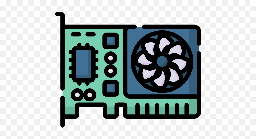 Graphics Card - Free Computer Icons Computer Fan Png,Graphics Card Icon