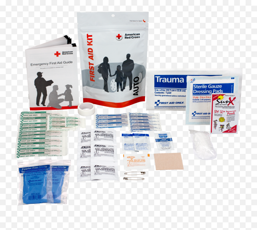 Car First Aid Zip Kit Red Cross Store - Brochure Png,Red X Png