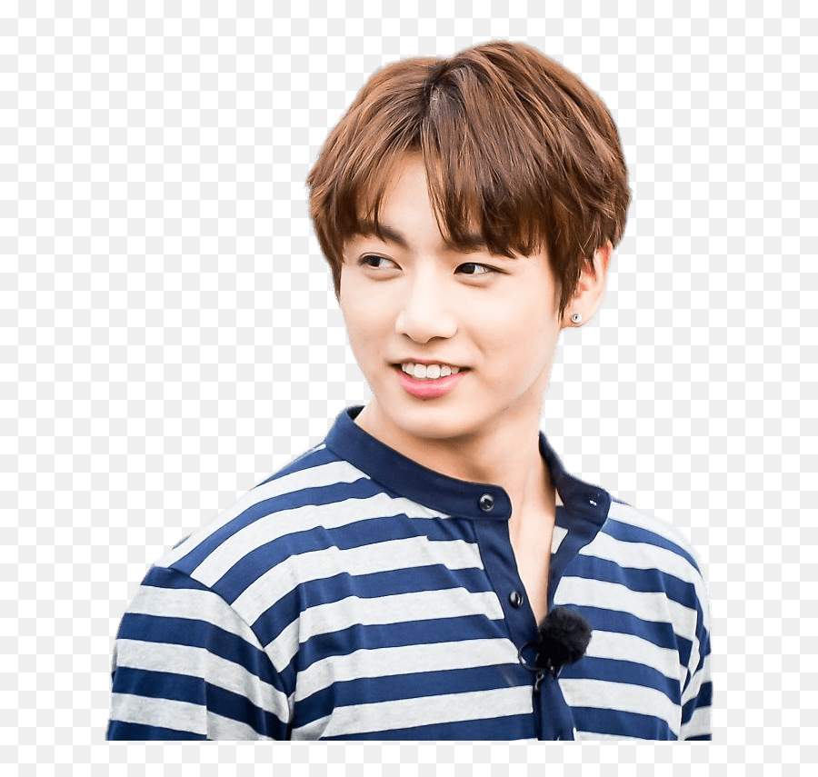 Bts Jungkook Striped Shirt Png