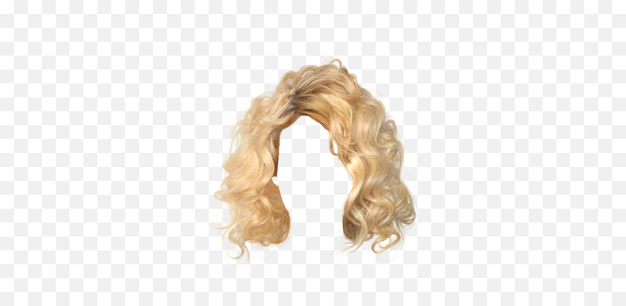 Blonde Curly Wig Transparent Png Hair