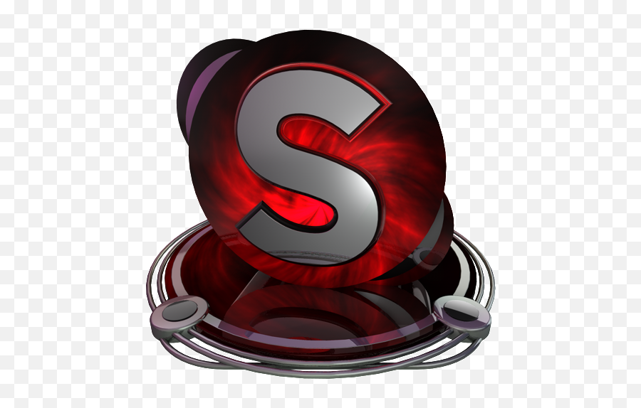 Skype Red - Download Free Icon Chrome And Red Set On Artageio Red Safari Logo With Black Background Png,Skype Icon
