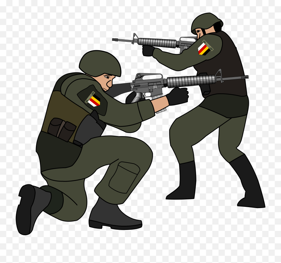 Soldier Clipart Png 7 Image - Soldiers In Battle Clipart,Pointing Gun Png