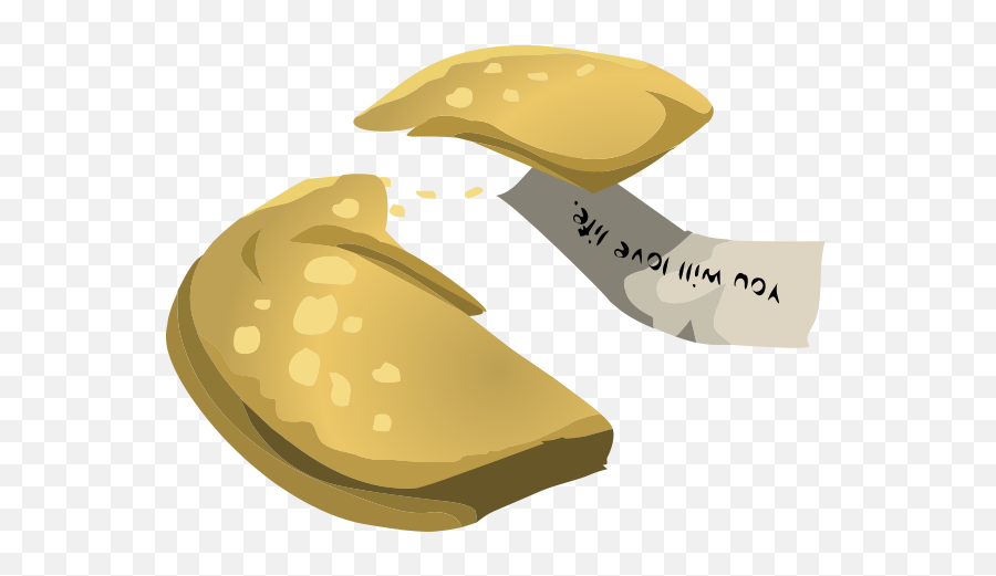 Opened Fortune Cookie - Fortune Cookie Png,Fortune Cookie Png