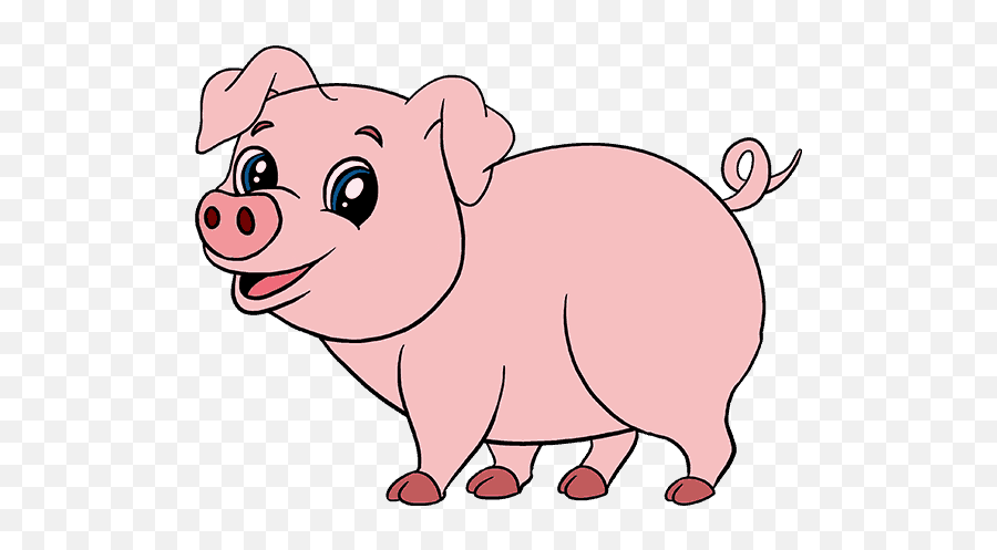 Cartoon Pig Png 2 Image - Cartoon Pig Drawing,Pig Png
