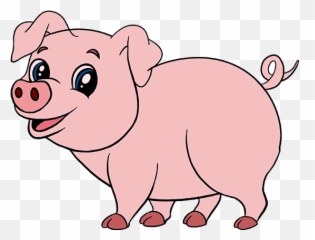 Cartoon Pig Png 2 Image - Cartoon Pig Drawing,Pig Png