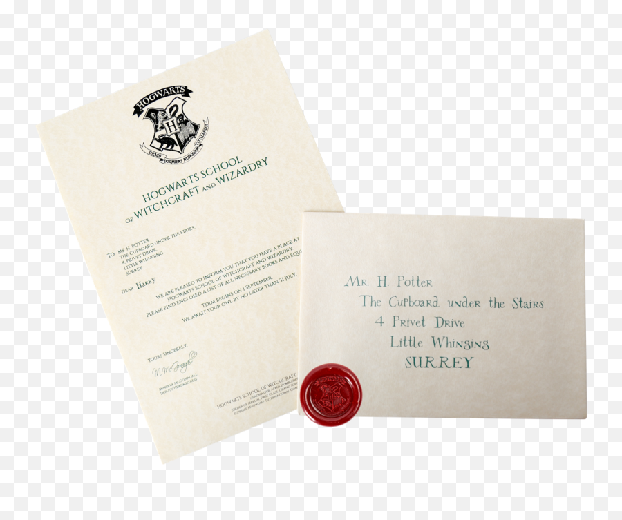 Download Receive Your Very Own Replica Hogwarts Acceptance - Harry Potter Acceptance Letter Replica Png,Letter I Png