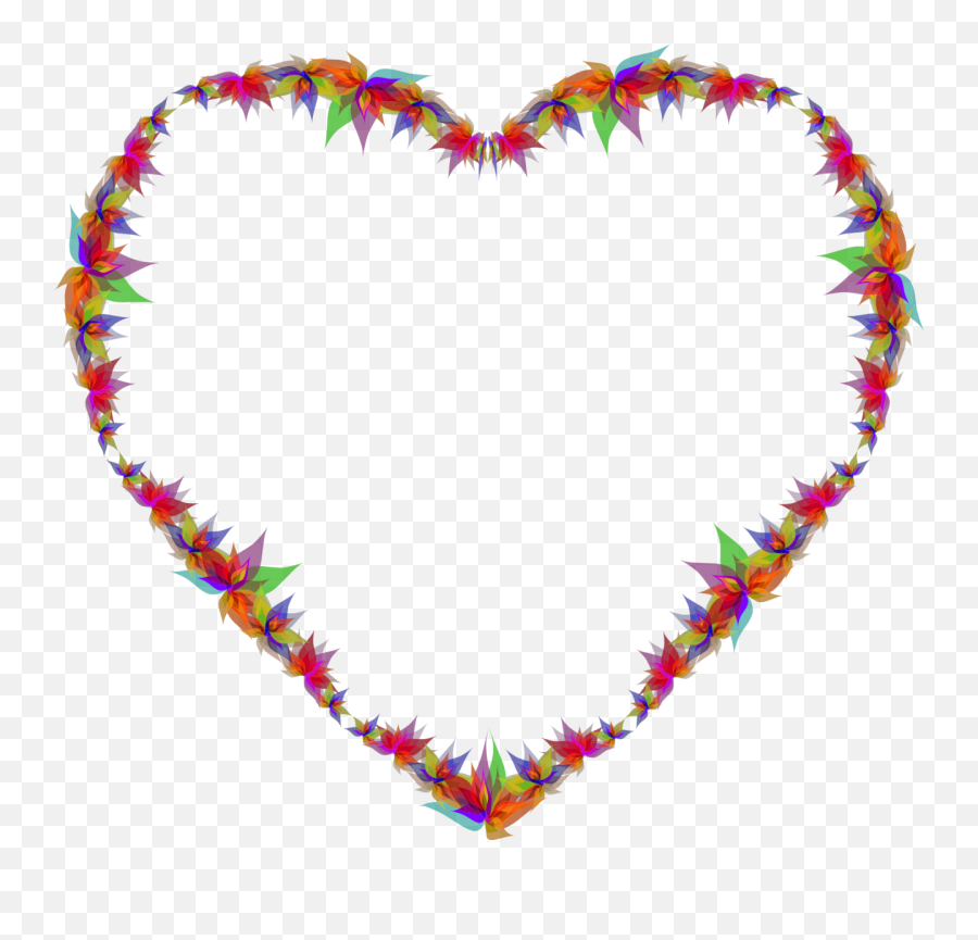 Flower Heart Png Image - Purepng Free Transparent Cc0 Png Transparent Flower Heart,Flower Outline Png