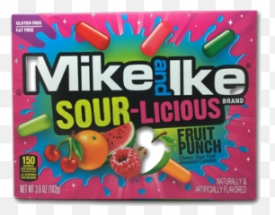 Mike U0026 Ike Sour - Licious Fruit Punch Illustration Png,Ike Png