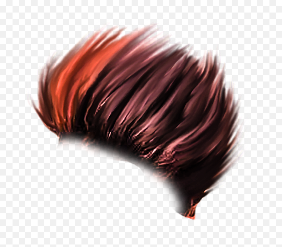 Hair Png For Picsart Transparent - Editing Cb Hair Png,Red Hair Png