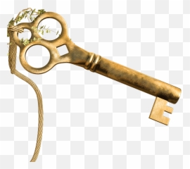 Key Gold Full Body - Blessings Key Png,Gold Key Png