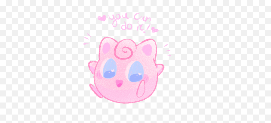 Motivational Jigglypuff Here To Say She - Cartoon Png,Jigglypuff Png