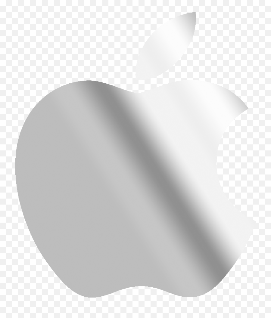 Apple Logo Silver Png Clipart Background Real - Silver Apple Logo Png ...