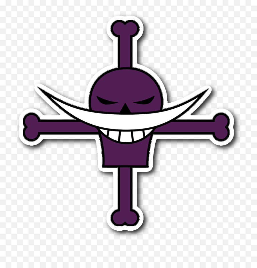 Whitebeard Pirates Jolly Roger Sticker White Beard One Piece Logo Png Free Transparent Png Images Pngaaa Com