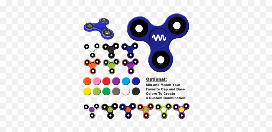 Buy Custom Fidget Spinner Printed In Us - Circle Png,Fidget Spinners Png