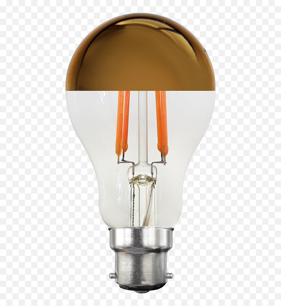 Vintage 8w B22 Led Dimmable Gls Golden Crown Filament Bulb - E27 Led Filament Bulb With Gold Cover Png,Golden Crown Png