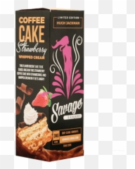Hugh Jackman Strawberry Coffee Cake Whipped Cream 60ml By Savage E - Liquids Png,Hugh Jackman Png